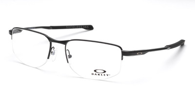 New OAKLEY Eyeglasses ADDAMS 0.5 OX3035-0154 54-18 140 Semi-Rimless Black Frames