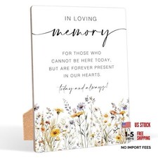 Flower Theme In Loving Memory Sign, Floral Bridal In Loving Memory Sign, 40
