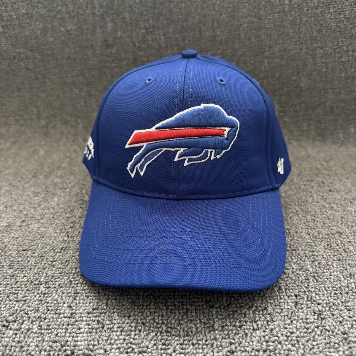 '47 Brand Buffalo Bills Strapback Cap Curved Brim Blue One Size NFL Hat