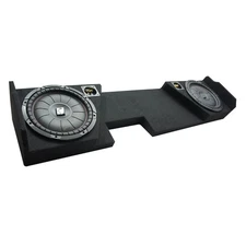 2014 - 2018 Chevy Silverado Double Cab Kicker CompVT CVT10 Dual 10 Sub Box 2 Ohm