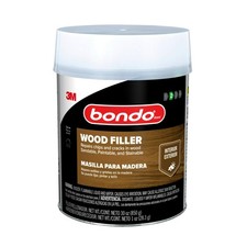 3M Bondo Wood Filler 30 oz 1.9 pounds, Hardener 1 ounce, Light Brown