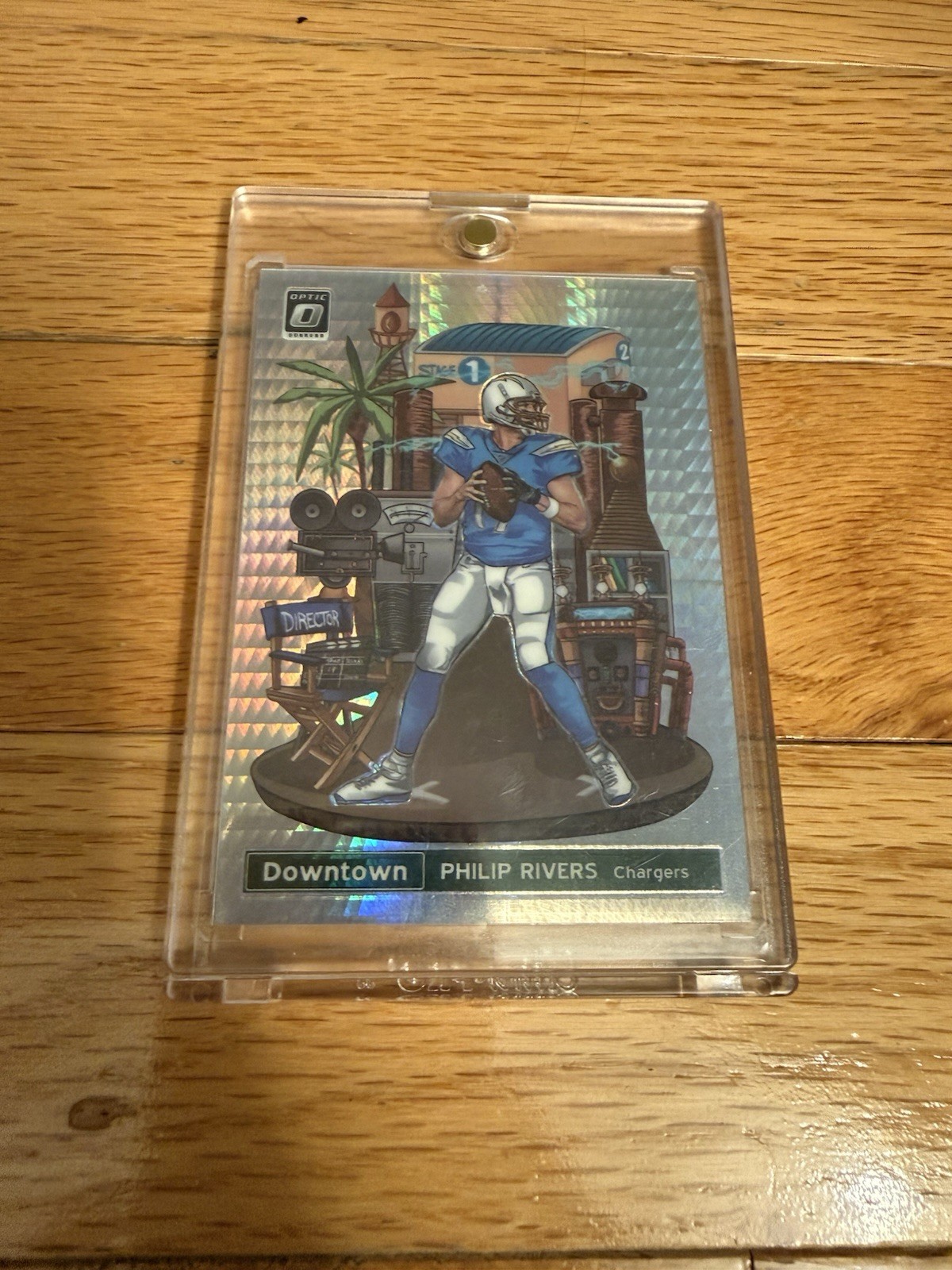 2019 Panini Donruss Optic Philip Rivers Downtown Insert Case Hit