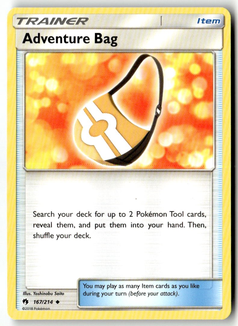 Adventure Bag 167/214 Uncommon SM - Lost Thunder Pokemon Near Mint