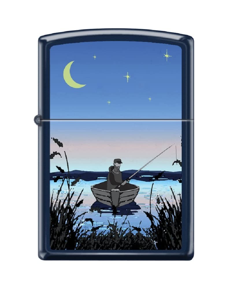 Zippo Lighter- Personalized Fishing Hook Fish s Nature Night Fishing #Z6018