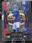2025 Panini Select Red Blue Prizm Shock Jaxson Dart Rookie New York Giants