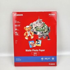 Canon Pixma Photo Paper Plus Matte 8-1/2 x 11" 50 Sheets/Pack. New Sealed