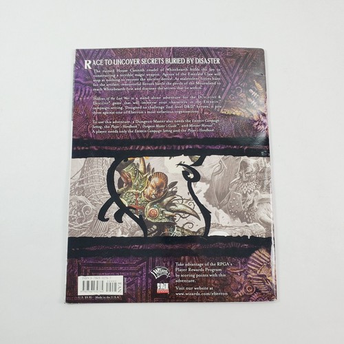 Eberron Shadows Of The Last War Dungeons & Dragons 2004 - Picture 7 of 8