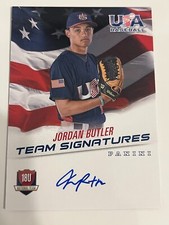 JORDAN BUTLER 2015 Panini USA Baseball Box Set AUTO #'d/499
