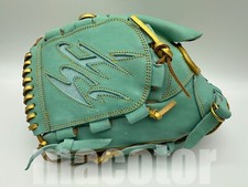 ZETT Special Pro Order 12" Pitcher Baseball Glove Mint Green Gold LHT Fujinami
