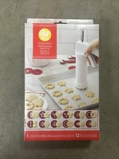 WILTON Cookie Press Box Set Spritz Cookie 12 Discs Complete Baking Cooking