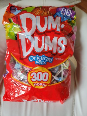 Dum Dums オリジナル ポップス 300 カウント バッグ (2 パック) Dum