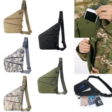 Tactical Concealed Gun Sling Chest Pack Crossbody Anti Theft Right Shoulder Bag