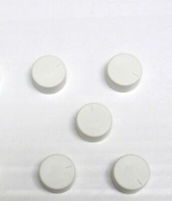  5 White M S Volume Knobs for N65RS, N68, N35, N38, N45 etc Intercom