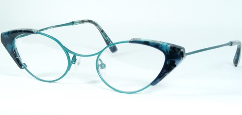 OGI HERITAGE 5300 1418 AQUA GRAFFITI UNIQUE EYEGLASSES GLASSES FRAME 46-20-145mm