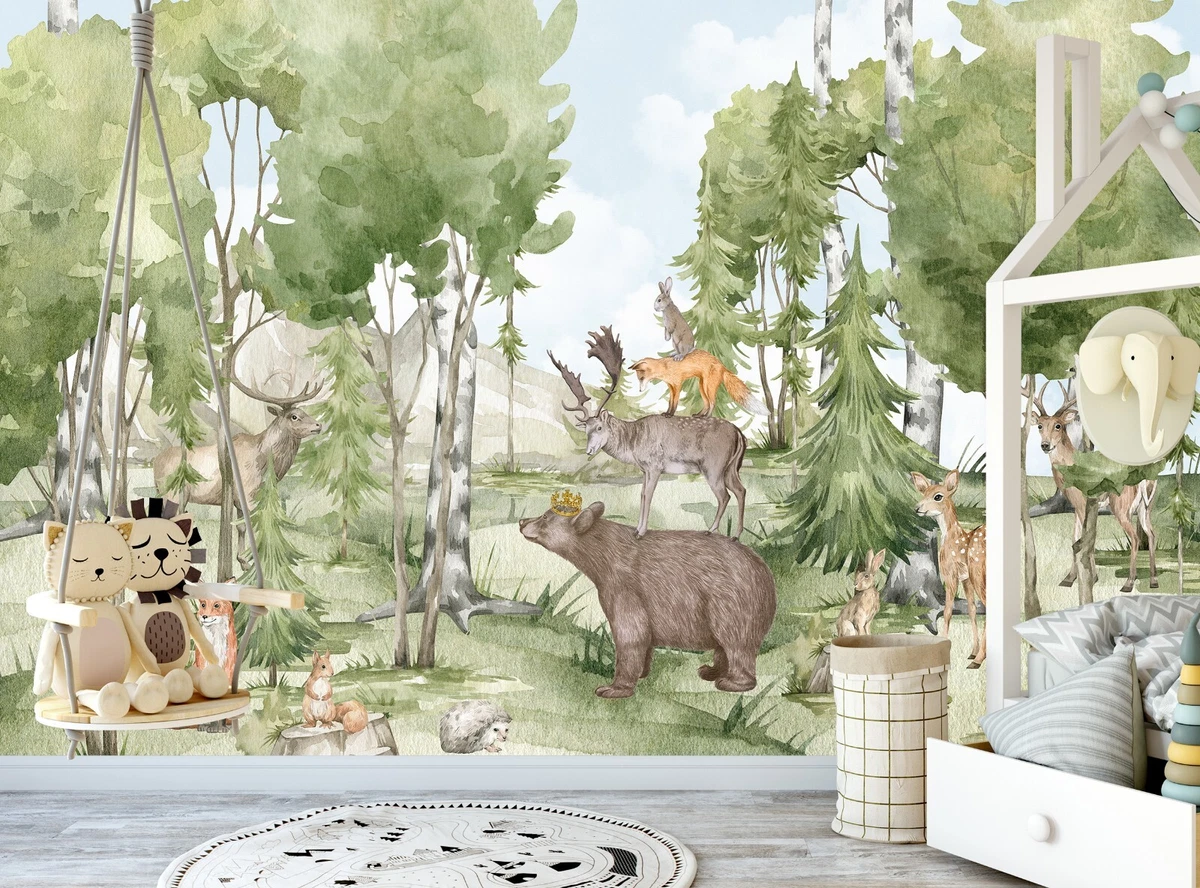Nursery Wallpaper Animals
