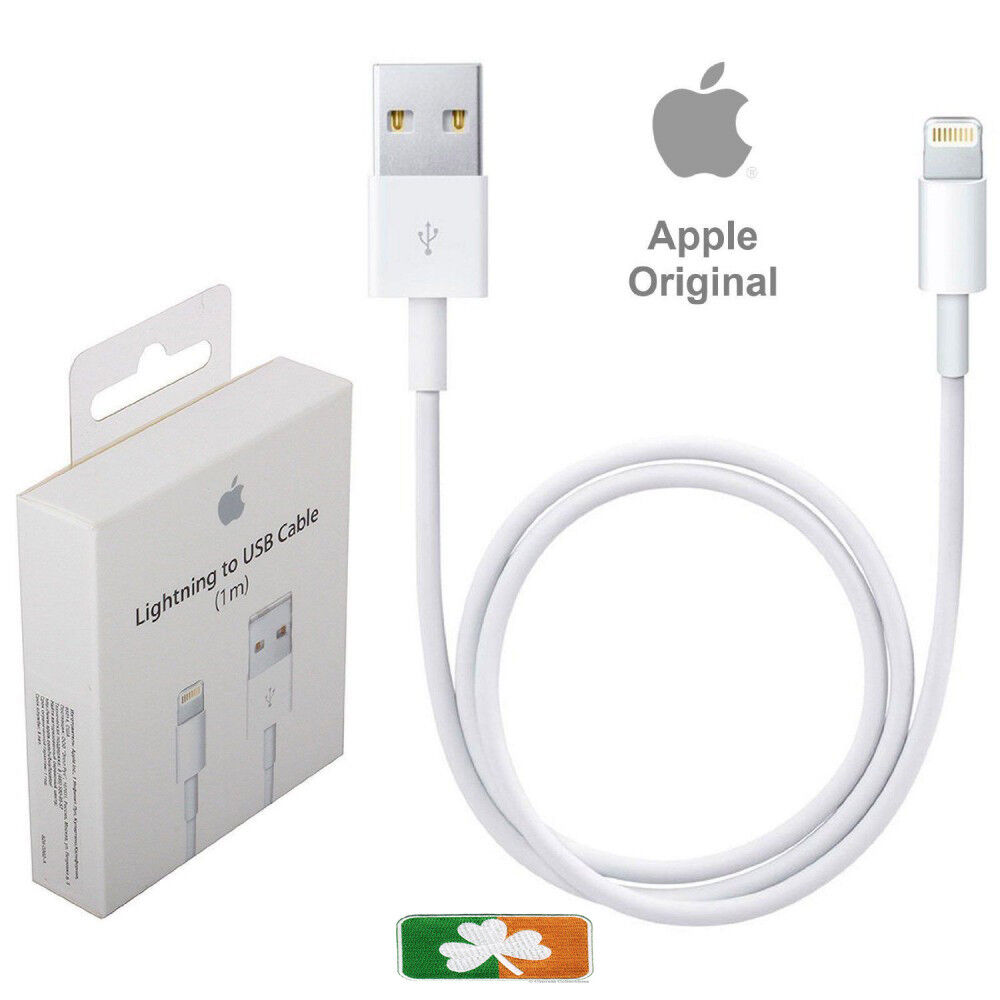 100% GENUINE APPLE IPHONE 5/6/7/8/X/XR/11/12/13 PRO LIGHTNING USB CHARGER  CABLE