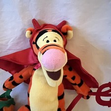 Disney Store Winnie The Pooh Devil Tigger Bean Bag Plush Stuffed Animal Toy 9  