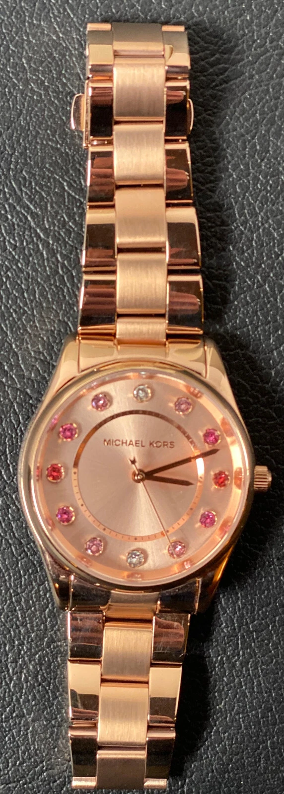 Orologio Michael Kors Colette tono oro rosa quarzo acciaio 34 mm