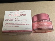 CLARINS Multi Active Nuit Skin Renewing Line Smoothing Night Cream 1.7oz NIB