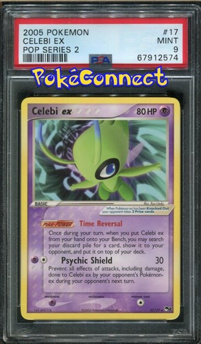 Celebi ex graded PSA 9 for sale on eBay