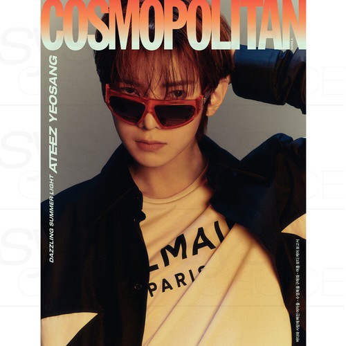 ATEEZ COSMOPOLITAN KOREA Magazine 2024 July ATEEZ Coverman + Tracking Number - Picture 18 of 21