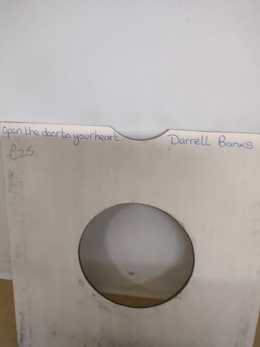 DARRELL BANKS - OPEN THE DOOR TO YOUR HEART / SOMEBODY (SOMEWHERE) - SOUL 45 - Picture 3 of 6