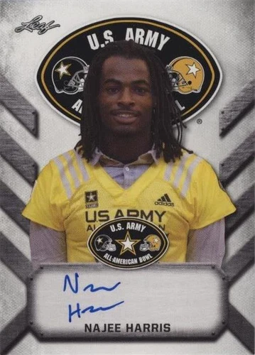 2017 Leaf Metal U.S. Army All-American Bowl Najee Harris #ATA-NH1