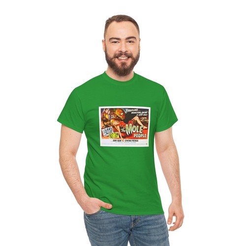 "The Mole People" (1956) Vintage Sci-Fi Adventure Horror Movie Poster T-Shirt - Picture 70 of 109