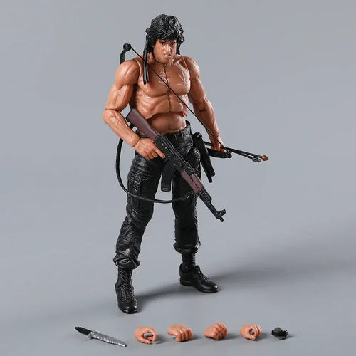 NECA First Blood John J. Rambo Survival Version 7" Model Action Figure Gift Toy - Picture 2 of 11