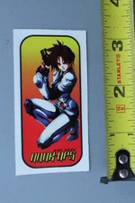 Hook-Ups Skateboards Anime Gun Sexy Girl 90's GB1 Vintage Skateboarding STICKER