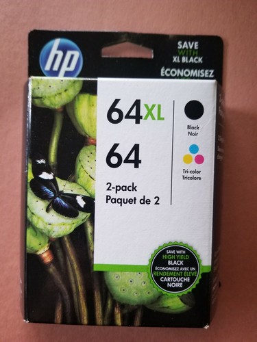 Buy NEW HP 64XL Black 64 Tri Color 