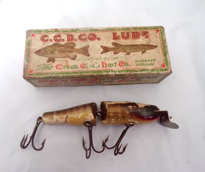 666Fishing Lure Vintage CCBC Pikie Minnow , Wood Lure with