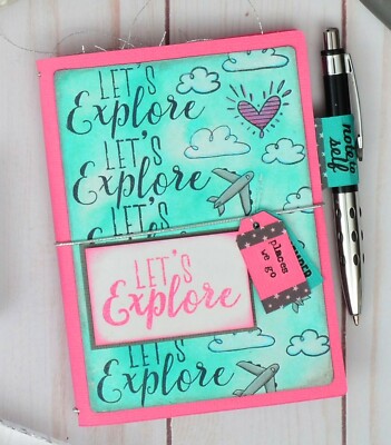 Sizzix Bigz XL Travelers Notebook Cover die #663626 Retail $39.99