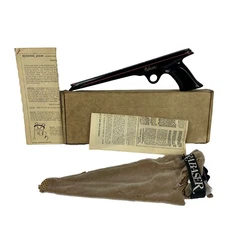 Vintage Rabaser Precision Target Rubber Band Pistol Gun 1980’s Box Manual Clean