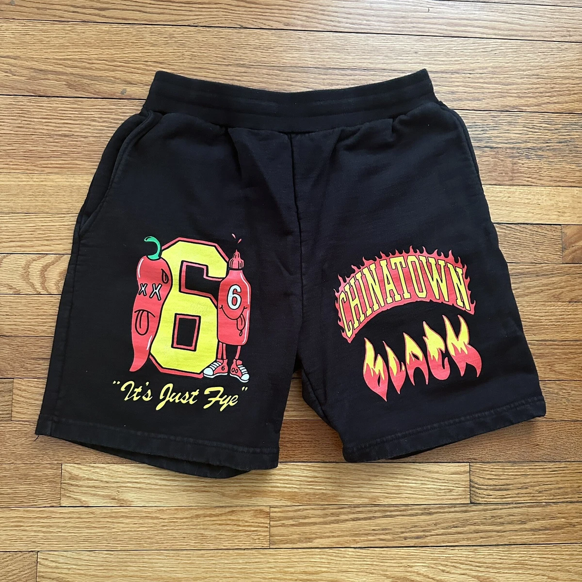 Chinatown Market Black Sweat Shorts Size Large Men