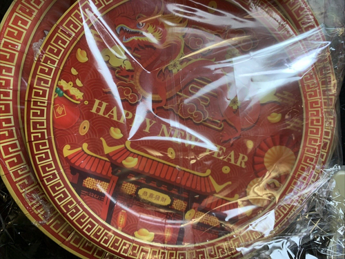 Happy Chinese new year paper cups andplates - Picture 5 of 7