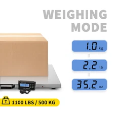 1100lbs Digital Livestock Scale Large Pet Dog Sheep Goat Scale Heavy Duty