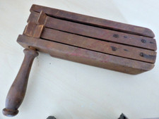 WW2 ARP Wooden Gas Rattle / Gas Warning Device