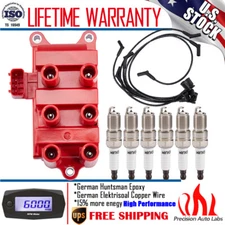 Ignition Coil & Iridium Spark Plug & Wire For Mercury Sable 3.0L 2001-2005 FD498