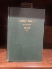 History Repeats Vol 27 1951 BJ Palmer Chiropractic Green Book 1st Edition