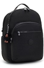 Kipling Seoul Extra Large 17 Laptop Backpack TRUE BLACK