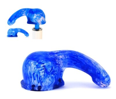 Gee Whiz Blue Marble Massager Sex Toy Vibe Massager Attachment (Vixen  Creations) | eBay