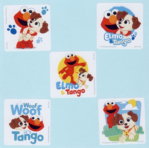 15 Elmo Assorted Large Stickers - Sesame Street, Puppy Tango - Picture 3 of 4