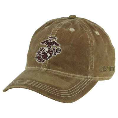 USMC 'EGA' Waxed Cotton Baseball Cap