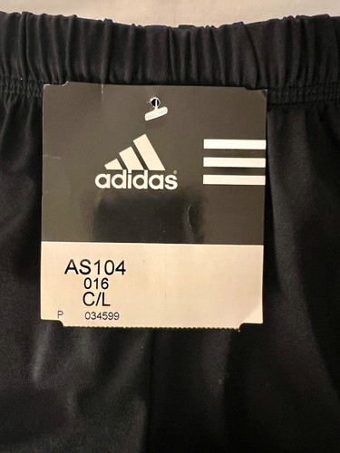ADIDAS GK CHILD LARGE BLACK GYMNASTIC RUNNING COMPETITION PERFORMANCE SHORTS L - Picture 2 of 8
