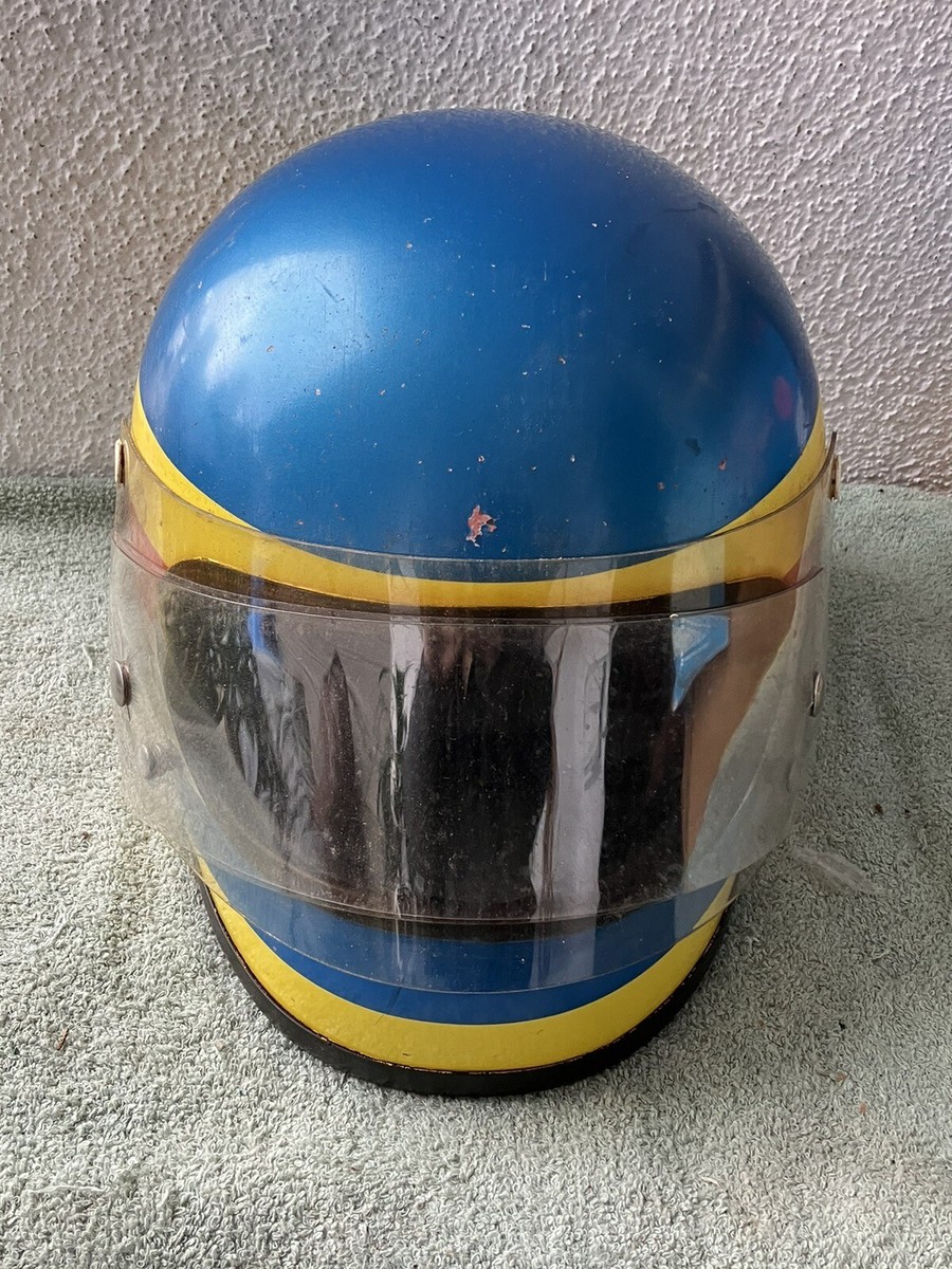 Vintage Bell - Toptex Motorcycle Racing Helmet 7 /14 | eBay