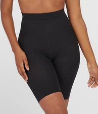 NWT~ Assets by Spanx sz 3 155-180 lbs Black Shaping Shorts #870B Shapewear oo24
