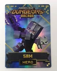 Minecraft Dungeons Arcade Series 4 (#116 Hero: Sam) FOIL Card