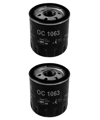 Set of 2 Land Rover Range Rover Evoque Mahle Engine Oil Filters OC1063 LR096524