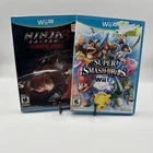 CIB Super Smash Bros Wii U And Sealed Ninja Gaiden 3 Razors Edge Wii U Bundle!!!